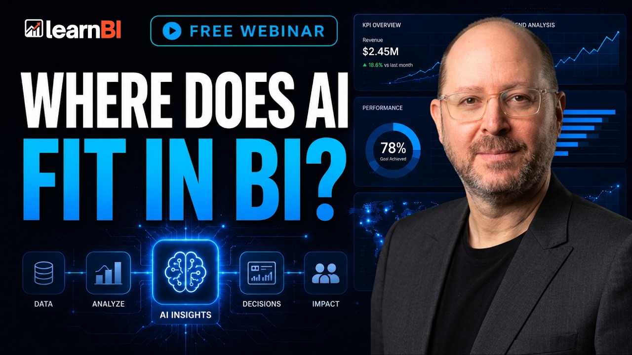 The Real AI Opportunity for BI Professionals Webinar