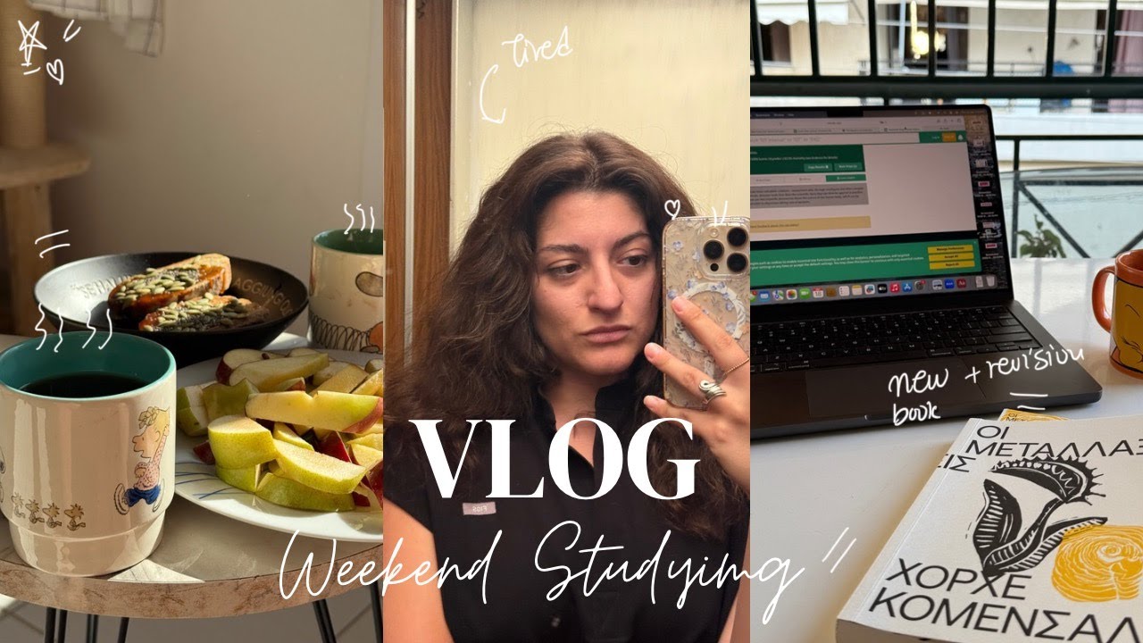 A weekend studying for finals 🫀