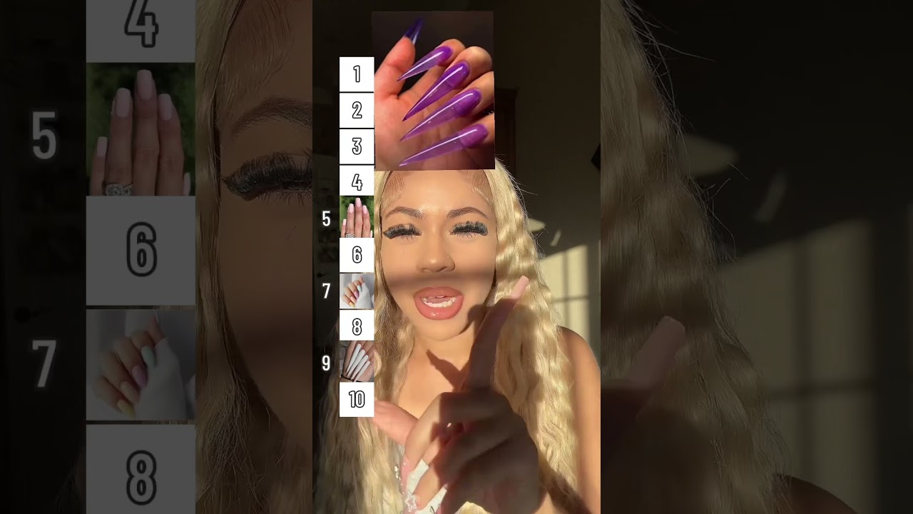 Ranking nails I would wear #cierra #rating #ranking