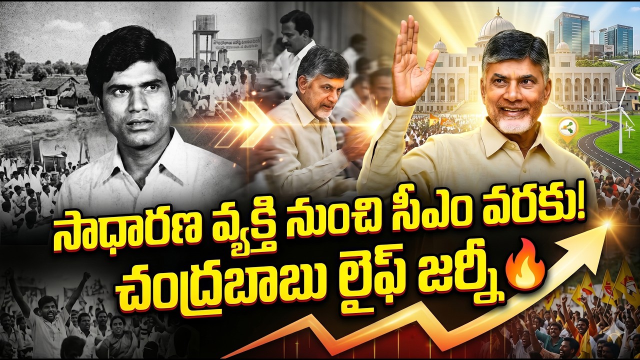 CEO of Andhra Pradesh? CM Chandrababu Life Journey | AP News | Suman TV SAI