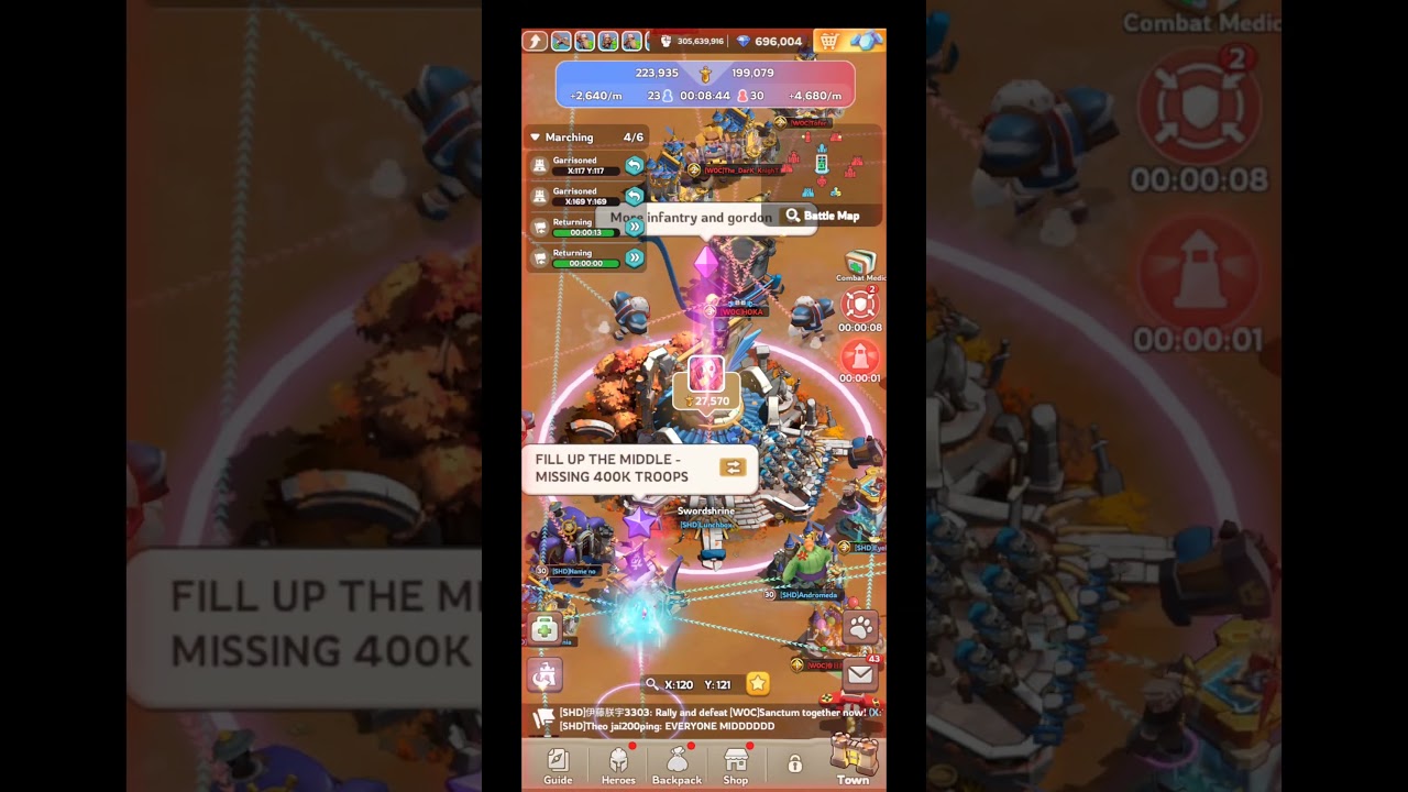 Kingshot - Swordland Showdown - SHD vs WOC