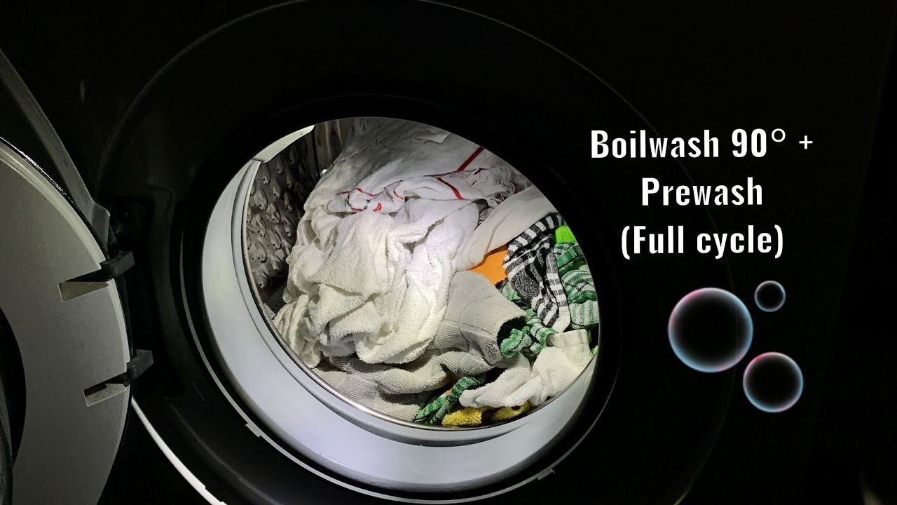Siemens iQ890 - Cottons 90° + Prewash (Kitchen towels)
