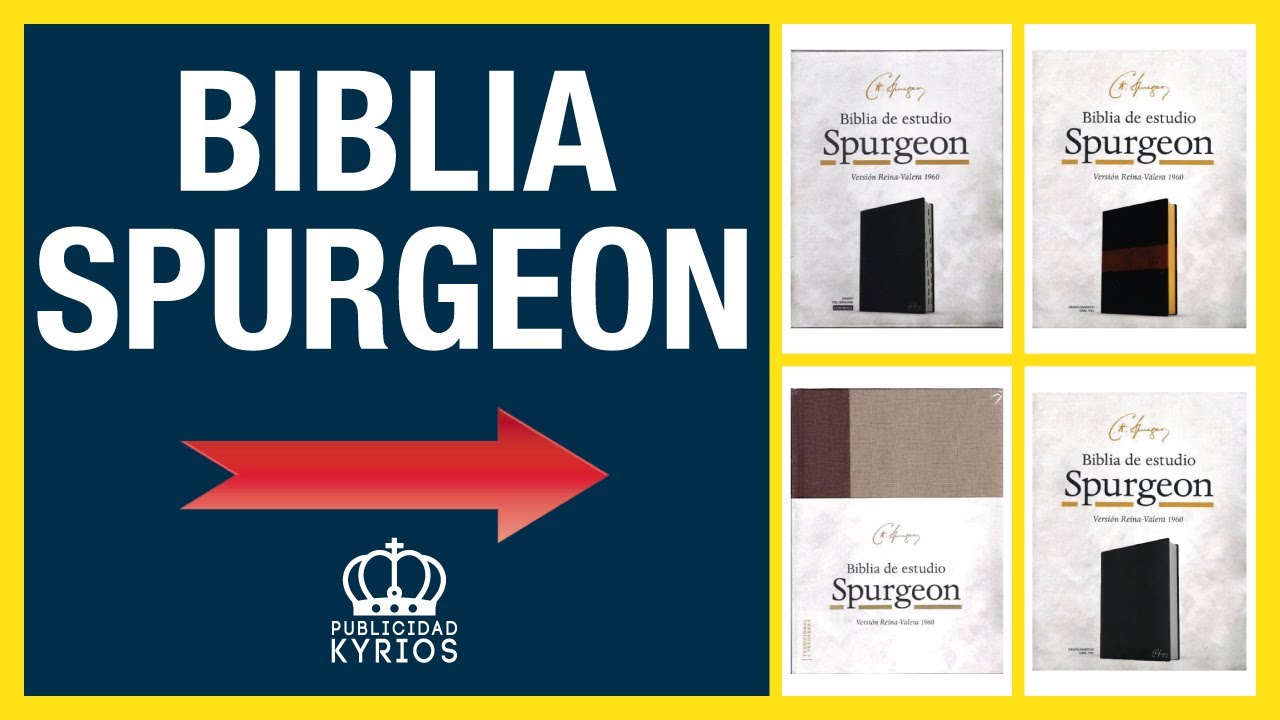 MODELOS ✅ BIBLIA SPURGEON 🖋️ REINA VALERA 1960 👑