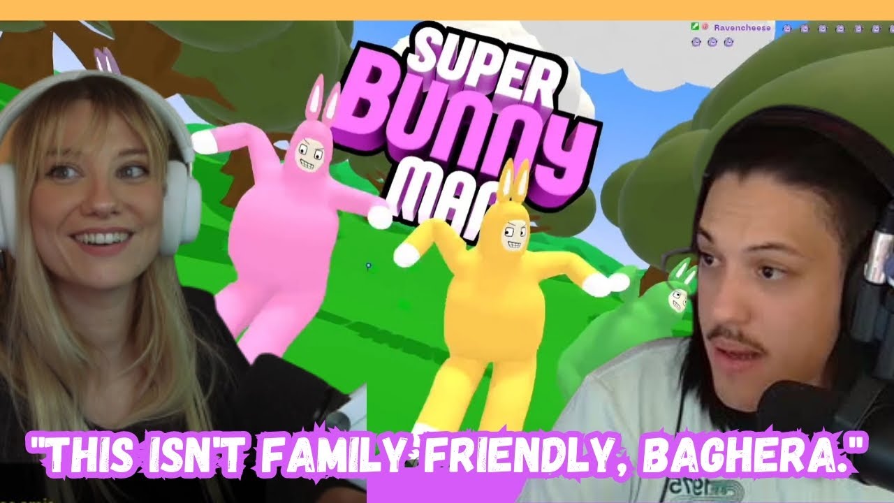 Baghera and Maximus losing their minds over a game for 15 minutes straight #qsmp #superbunnyman