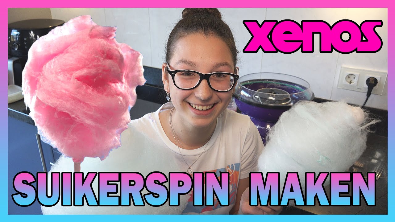 ZELF SUIKERSPIN / COTTON CANDY MAKEN MET SUIKERSPIN MACHINE VAN DE XENOS  - #296