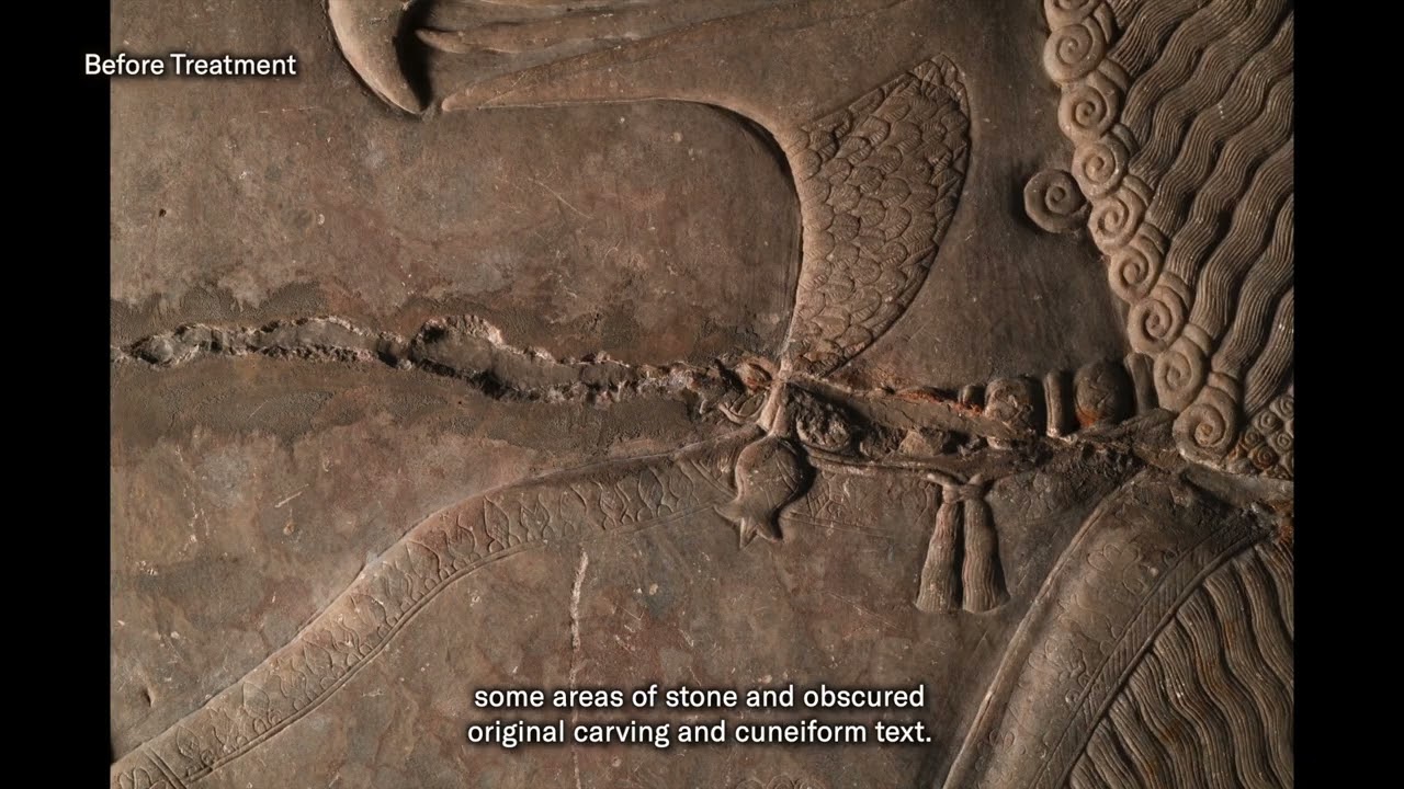 Conservation of Assyrian Palace Reliefs at the Brooklyn Museum