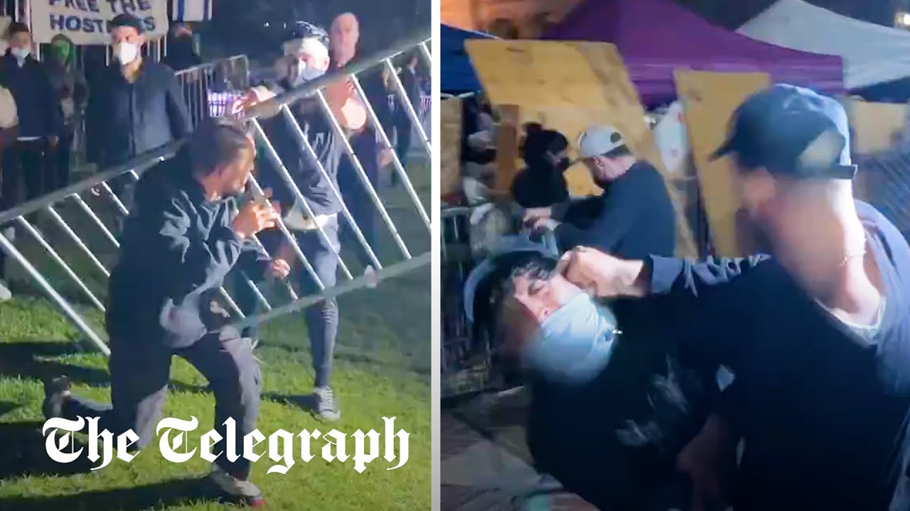 'Horrific acts of violence&rsquo; erupt with police at UCLA pro-Palestine protest
