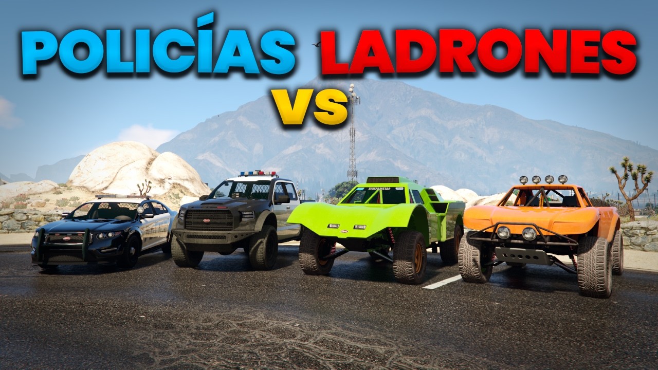 Me ESCAPO de 3!! | Polis vs Ladrones GTA Online