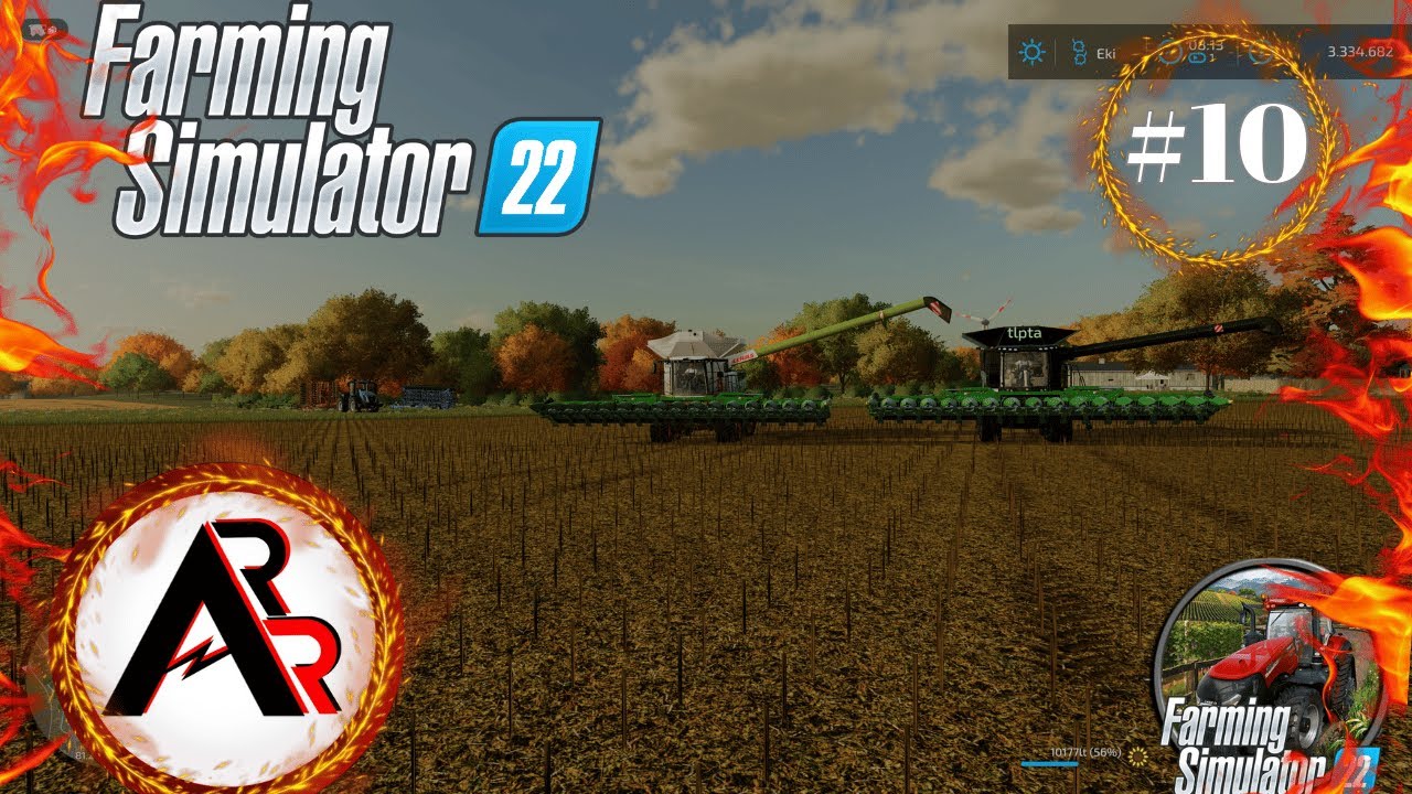 Farming Simulator 22 | Ayçiçeği Ekimi ve Hasadı  #10