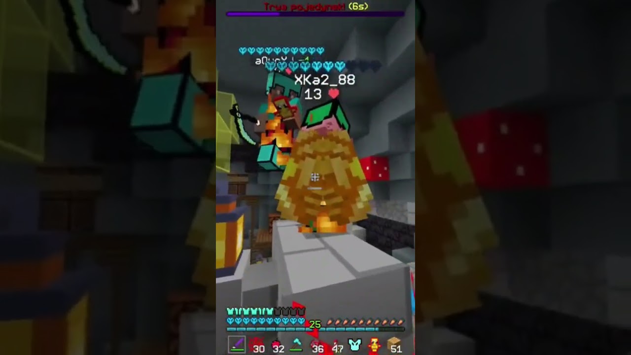 jakiś bobo Minecraft pada w locie