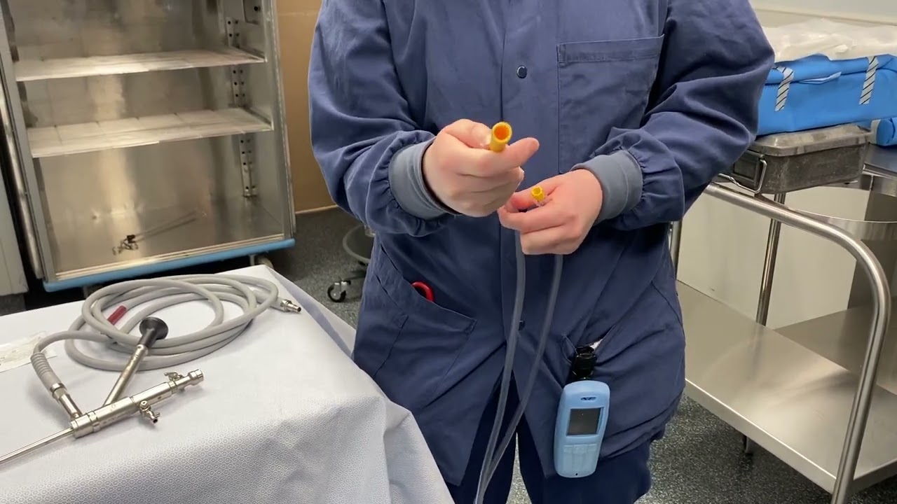 Myosure Morcellator Scope Set Up