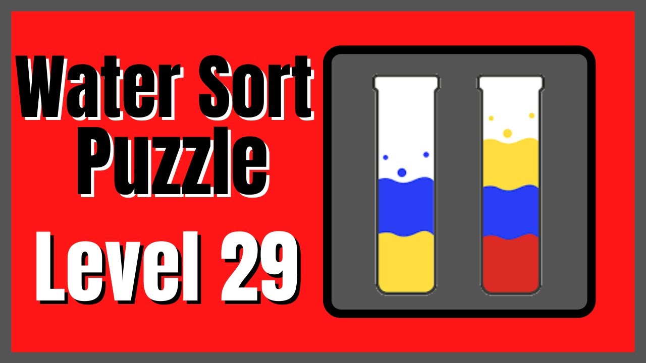 Water Sort Puzzle Level 29