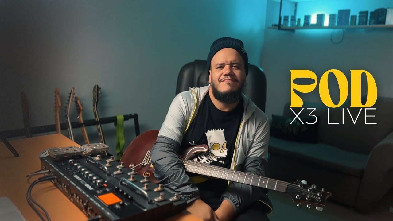 POD X3 LIVE // PEDALEIRA ANTIGA COM SOM ATUAL ? ⚡️⚡️⚡️