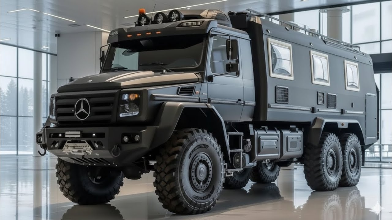 2026 Mercedes Zetros 6x6 Review | The Most Extreme Off-Road Luxury Camper Truck Ever Built