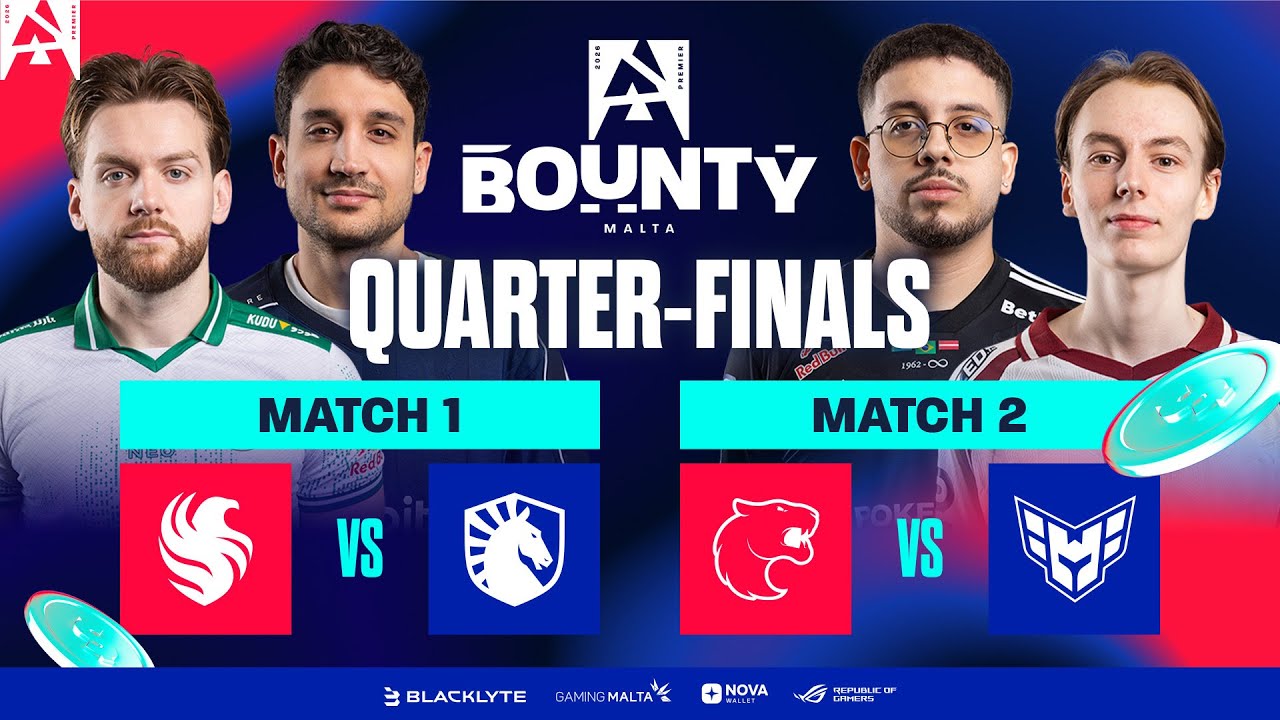 BLAST Bounty Malta 2026, Quarterfinals - Team Falcons vs Team Liquid, FURIA vs HEROIC