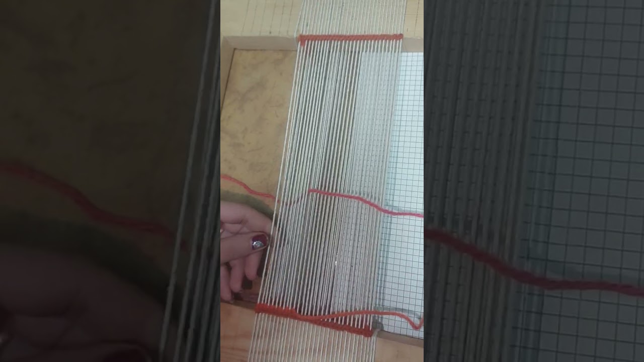 طريقه عمل مثلث مدرج على النول