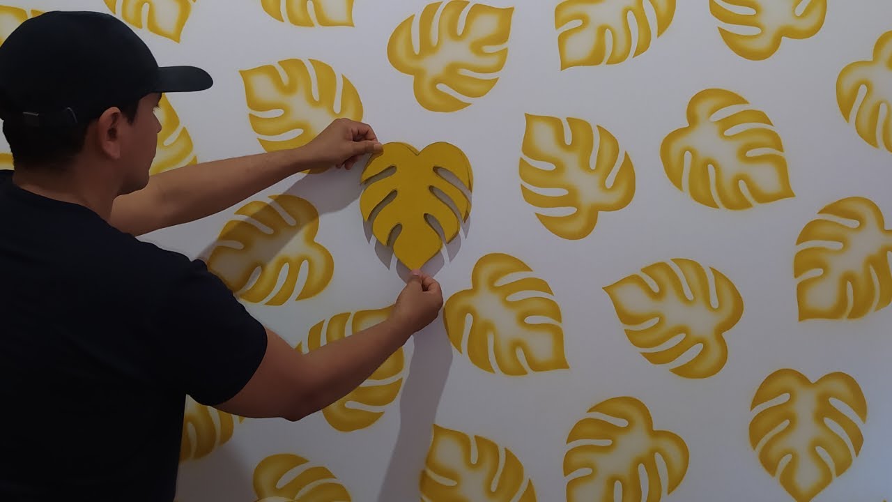 IDEIA  DE PINTURA DECORATIVA - PINTURA DE PAREDE - PINTURA FÁCIL