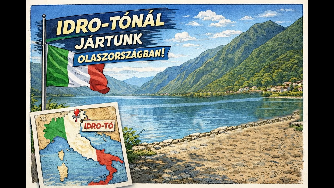 Az ismeretlen Idro-tó szépségei (Olasz-Francia  autós körút 4. rész)