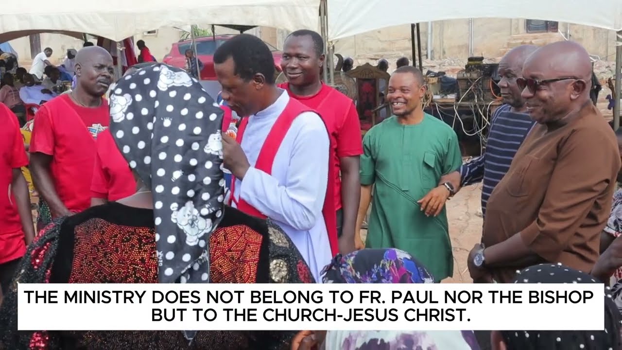RT. REV. PROF. GODFREY I. ONAH THE BISHOP OF NSUKKA DIOCESE VISITS OKUNERERE ADORATION MINISTRY NSK.
