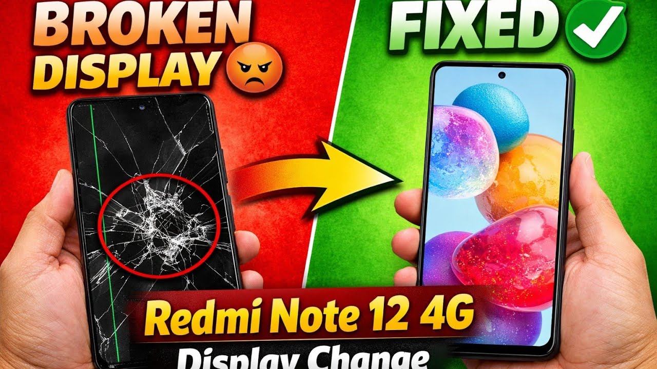 Redmi Note 12 4G Screen Replacement