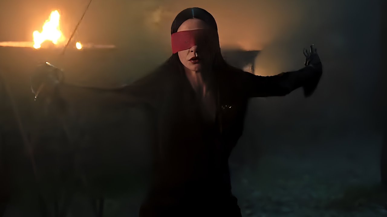 Mortícia Addams(Dove) All fight scenes powers skills | Wednesday
