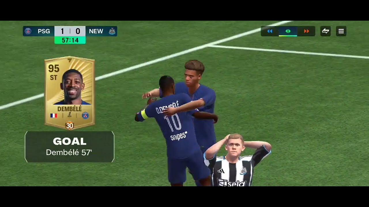 Ea sports Fc 26 champions league Paris saint germain vs Newcastle United #fc26 