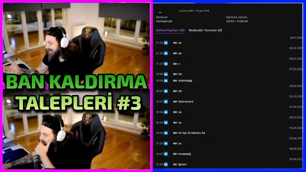 Elraenn Twitch Ban Açma Kaldırma Talepleri #3