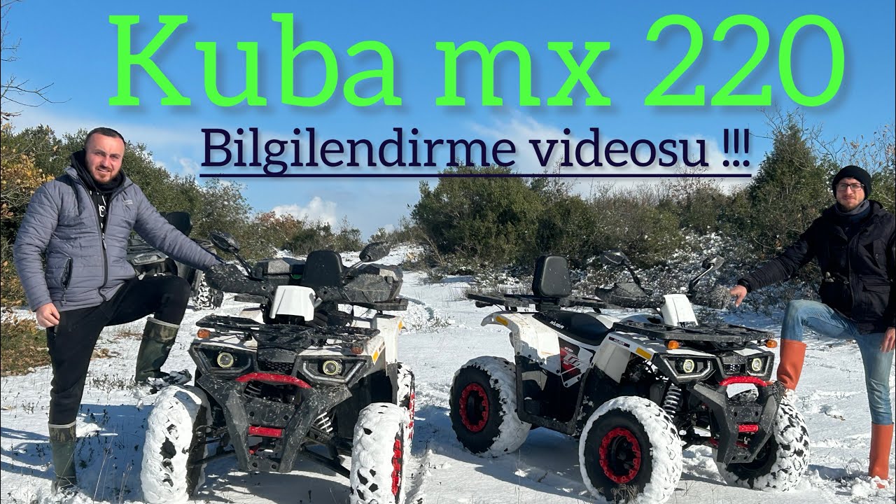Kuba mx 220 ATV hakkında bilmeniz gerekenler #kuba #mx #220 #atv 