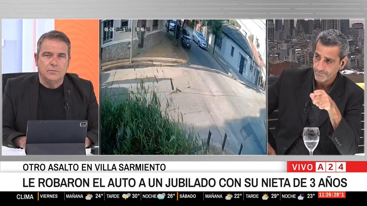 🚨 Le robaron el auto a un jubilado con su nieto