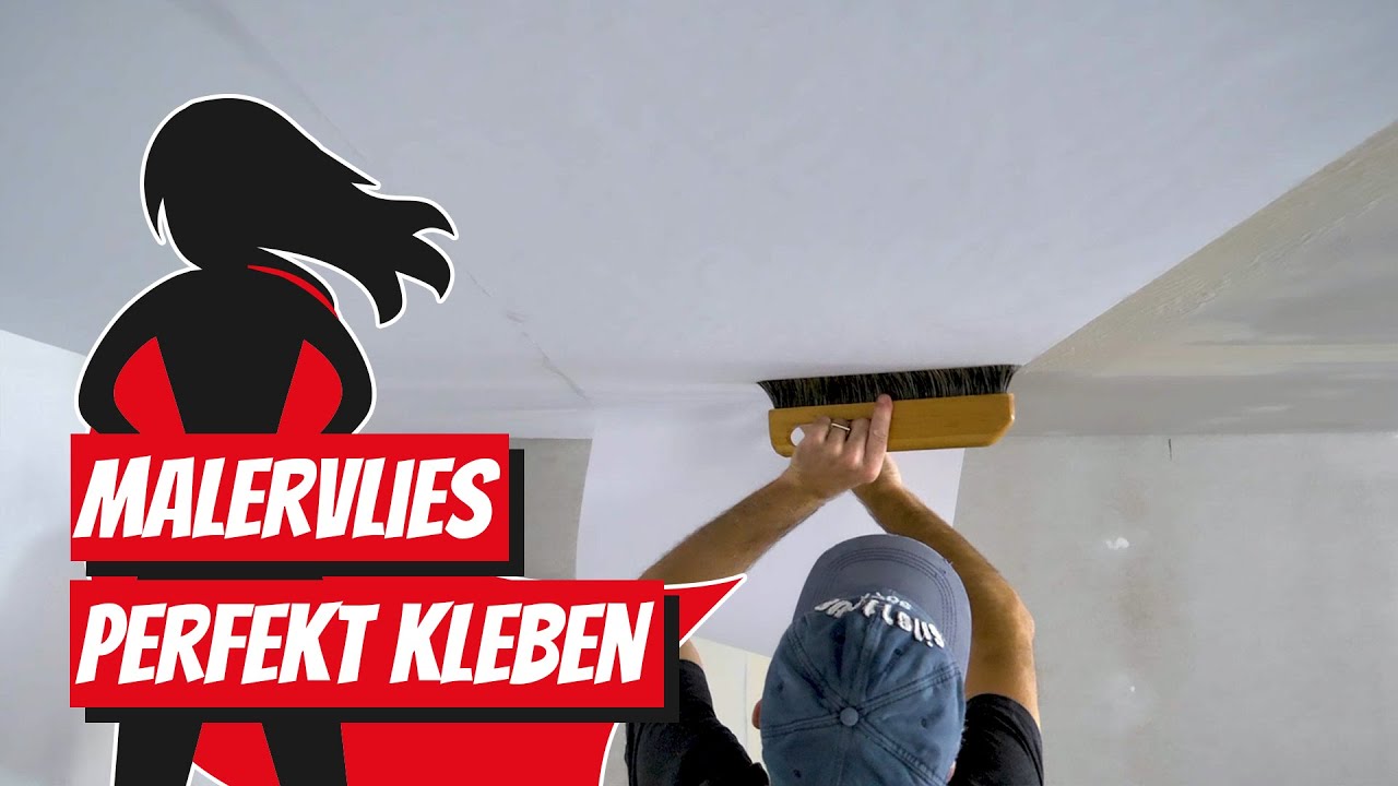 Decke tapezieren mit Malervlies: Schritt-für-Schritt-Anleitung