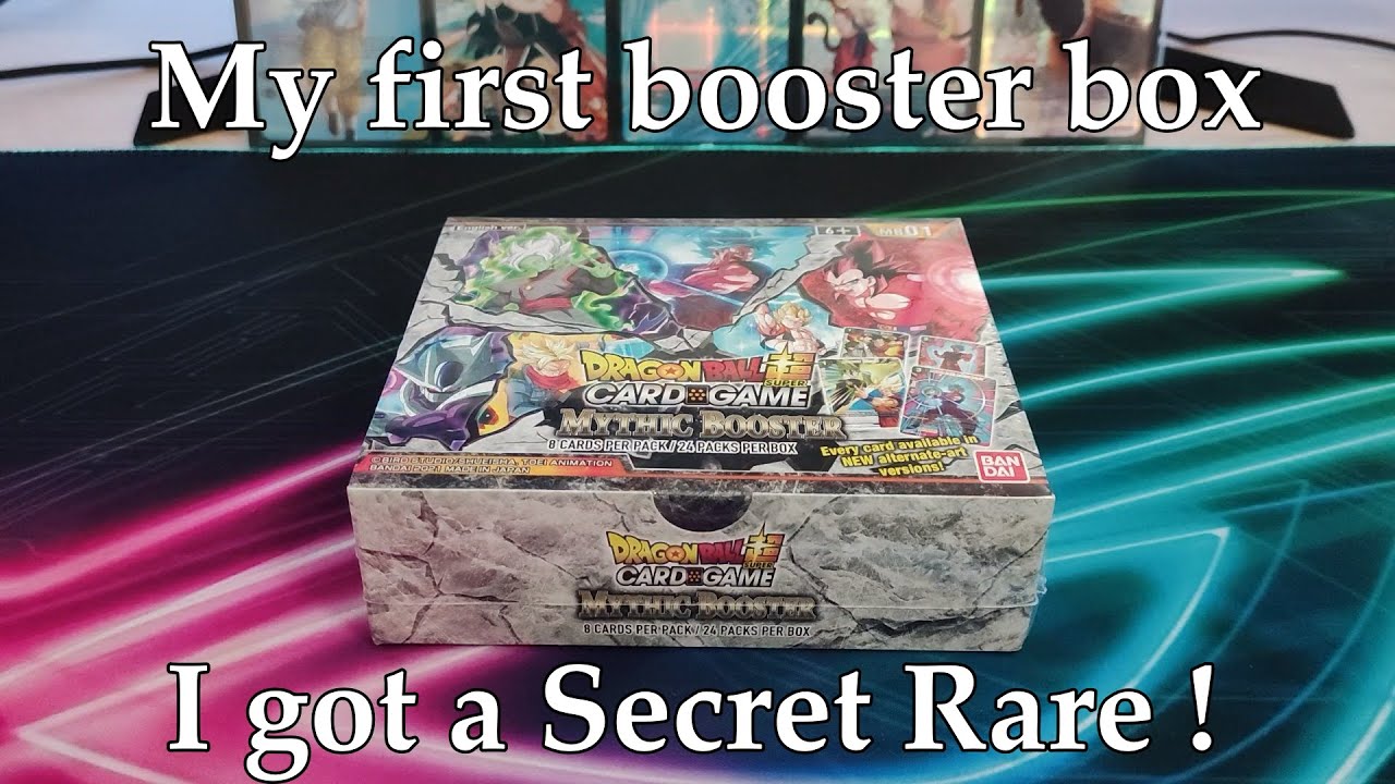 Dragon Ball Super - Mythic booster box opening SCR pulled !!!
