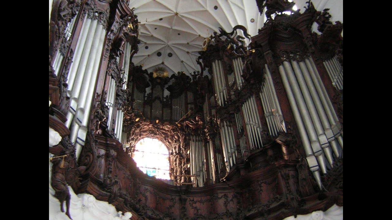 Bach Prelude and Fugue in C minor BWV 546 Cathedral in Oliwa Josef Bucher 1969