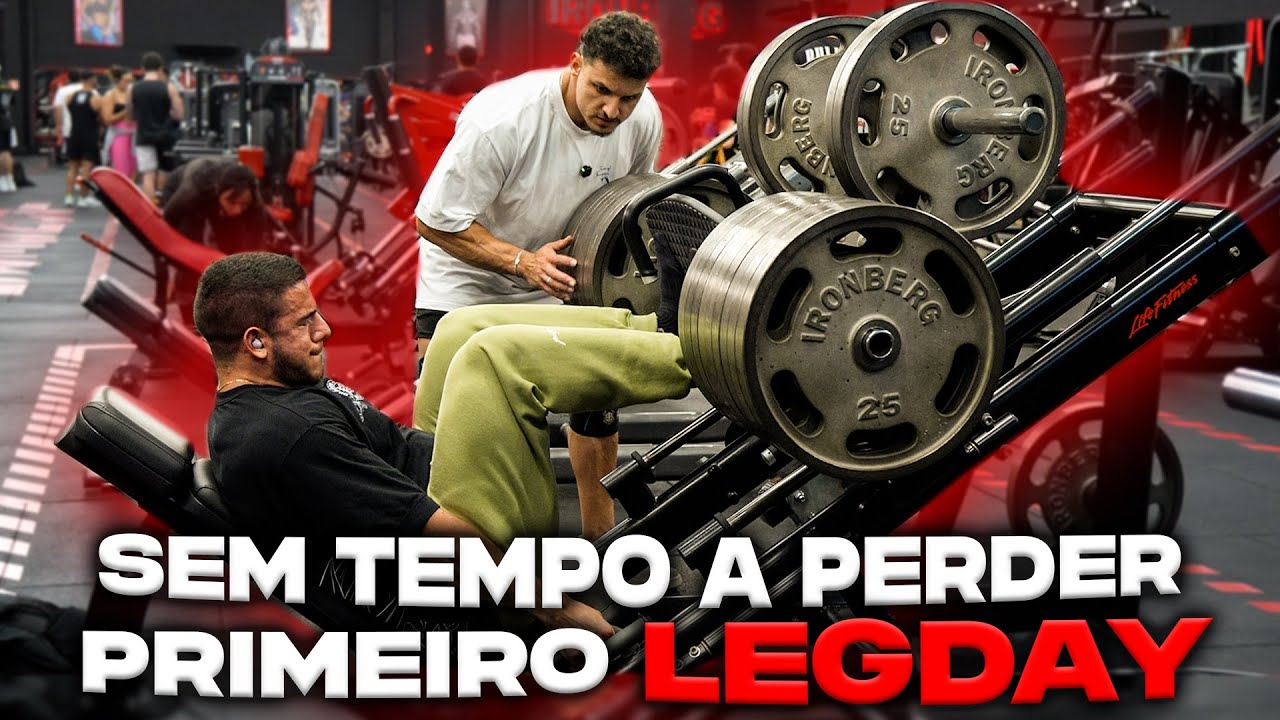 LEGDAY CIENTÍFICO BAIXO VOLUME - PREPARAÇÃO COMEÇOU