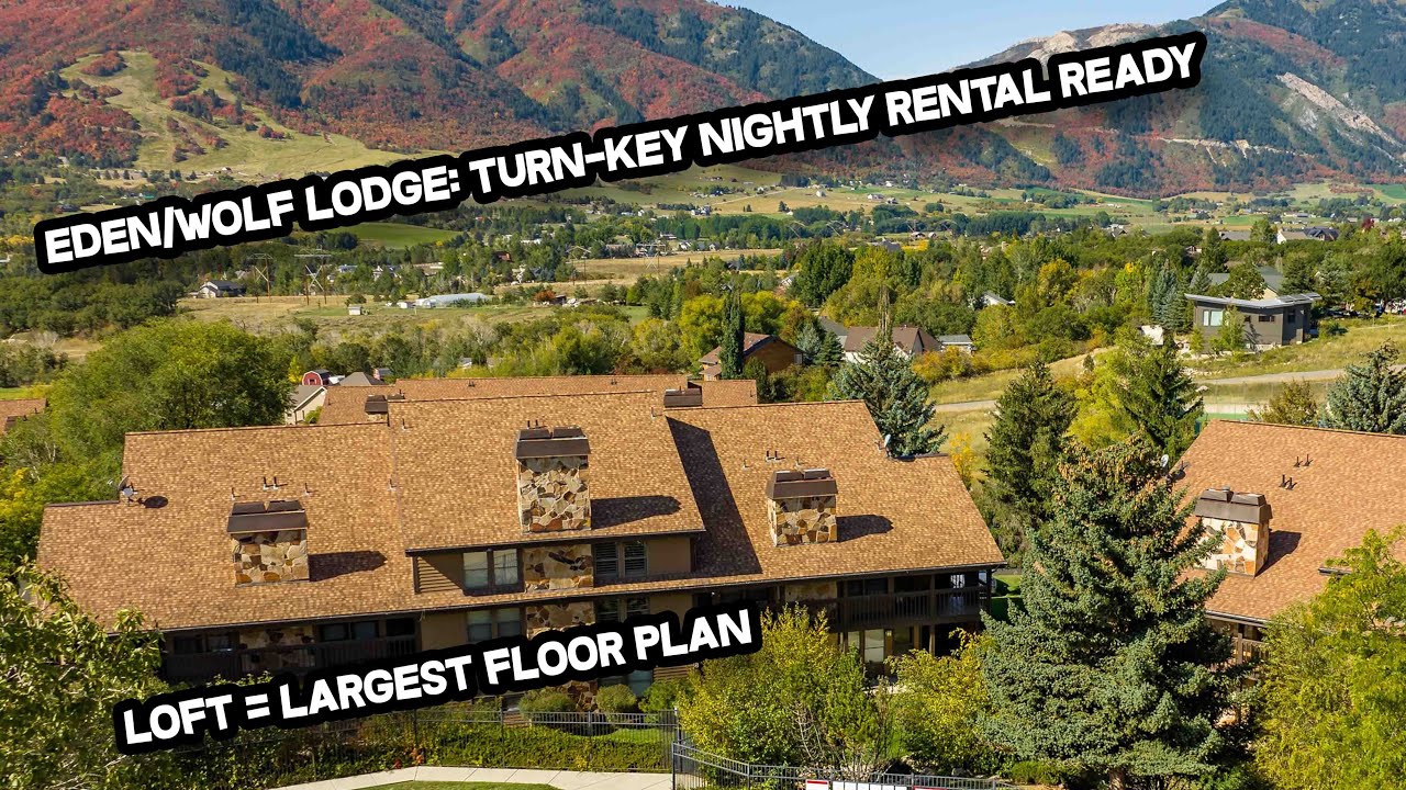 2 Bed 2 Bath Top Level Ogden Valley (Eden) Condo for Wolf Lodge (Real Estate)