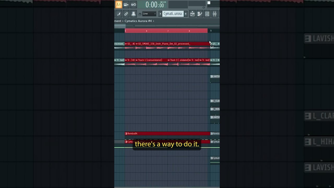Consolidate a track on FL Studio ⭐ #shorts