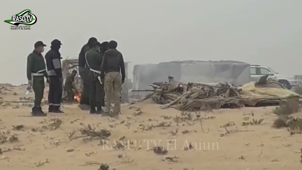 الإحتلال المغربي يحرق مساكن الصحراويين بالساحل الاطلسي 02 02 2021
