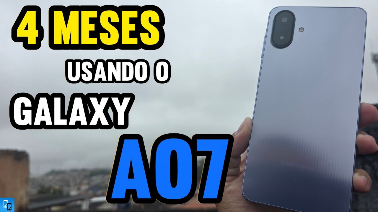GALAXY A07 após 4 MESES de USO | Por que ele é IMBATÍVEL para quem quer PAGAR BARATO? Review