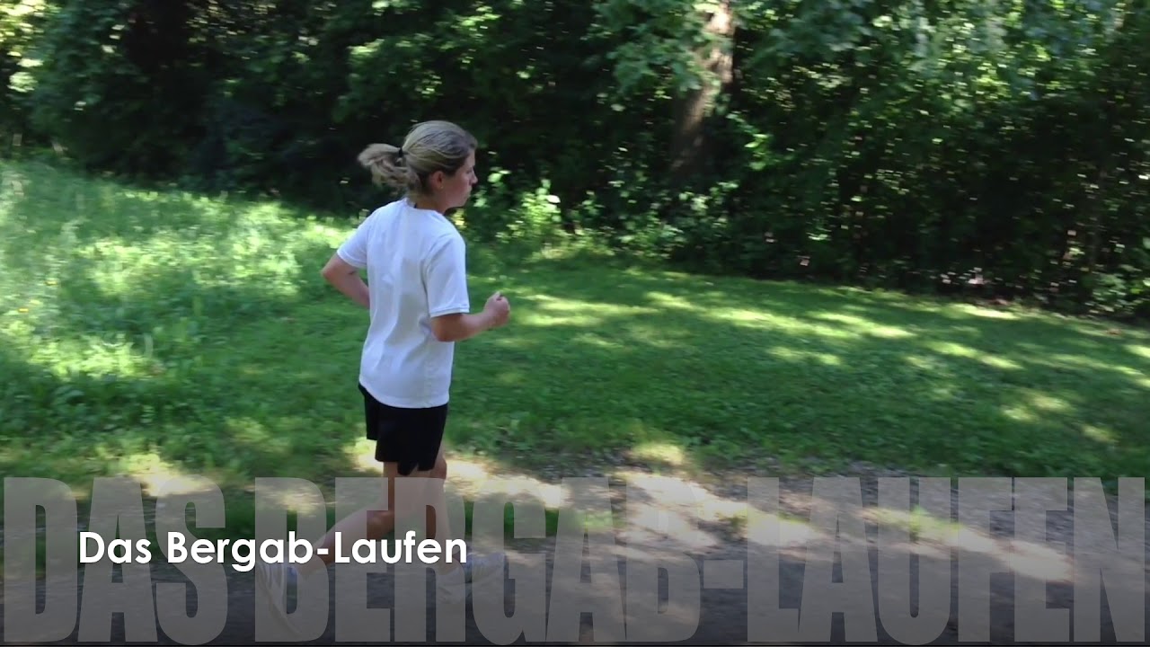 Jogging Lauftechnik Bergab und Bergauf Laufen