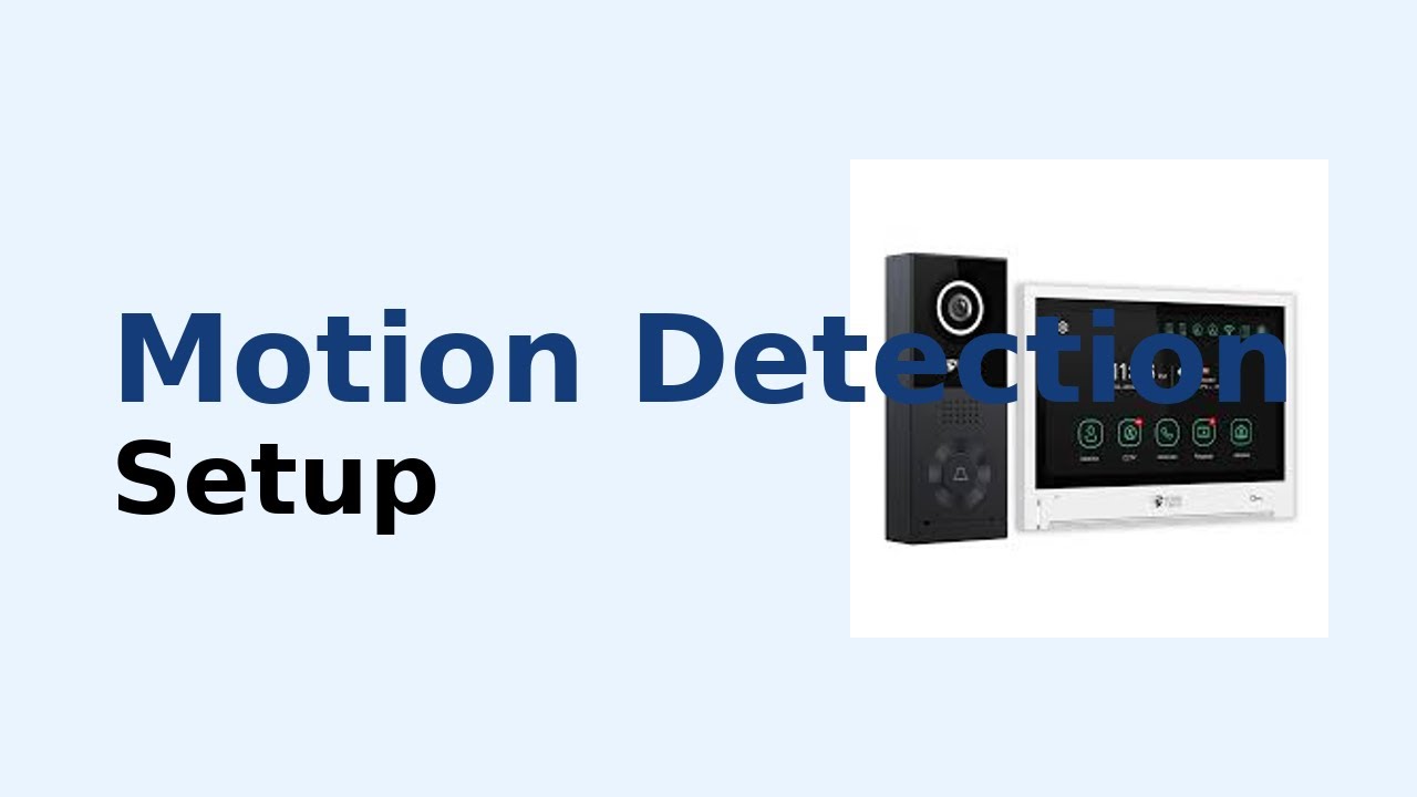 How to Enable Motion Detection on Hawkvision IP Video Door Phone (HV-IPK-VL-802)