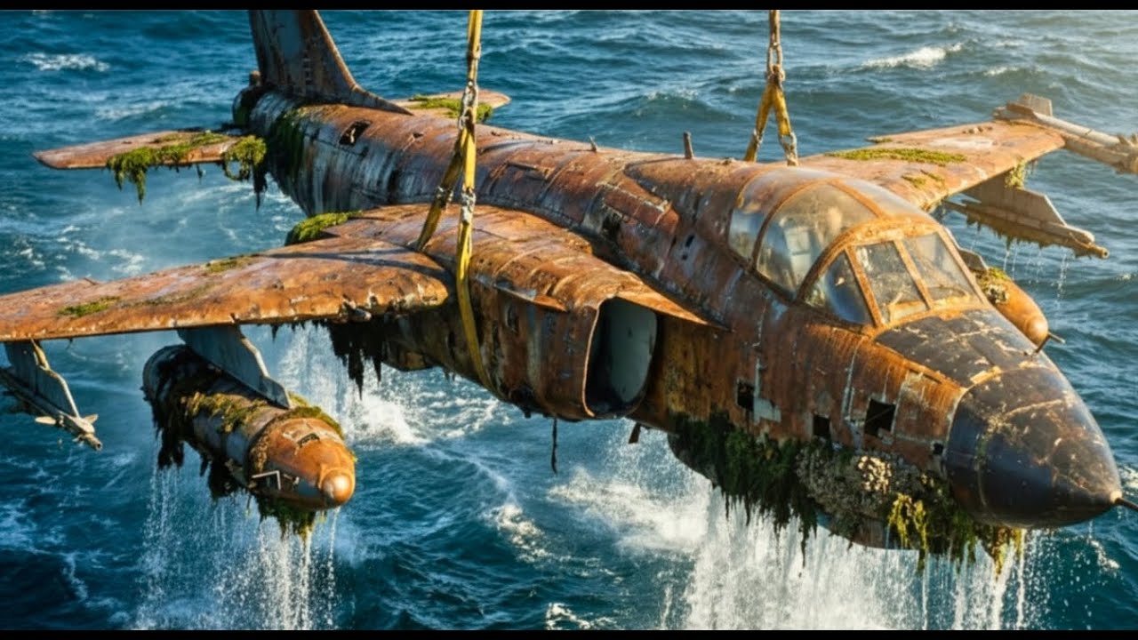 Restoring a Sunken F/A-18 Hornet: From Rust to Reborn (54 chars)