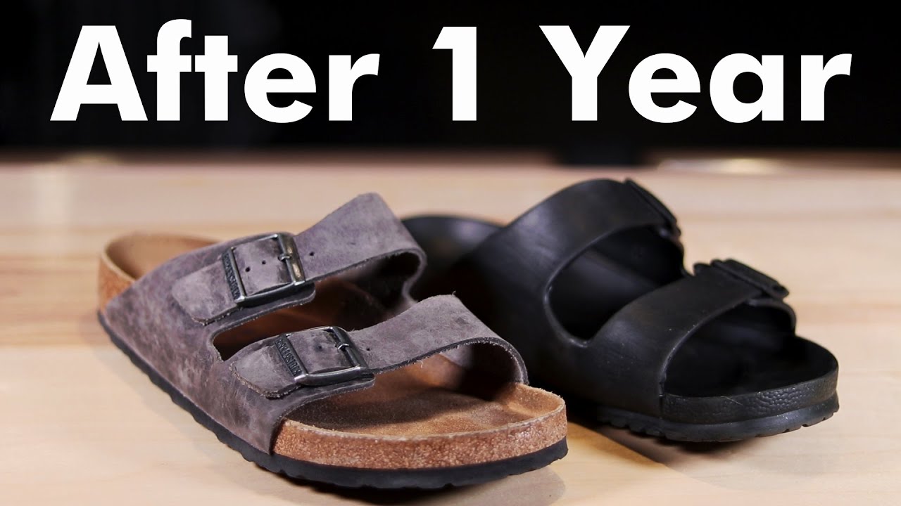 1 ГОД СПУСТЯ | Сравнение/обзор мягких матрасов Birkenstock Arizona из ЭВА и кожи