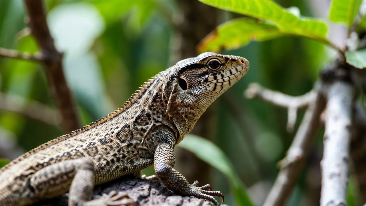 Mesmerizing Lizard Behaviors in 4K HDR 60FPS
