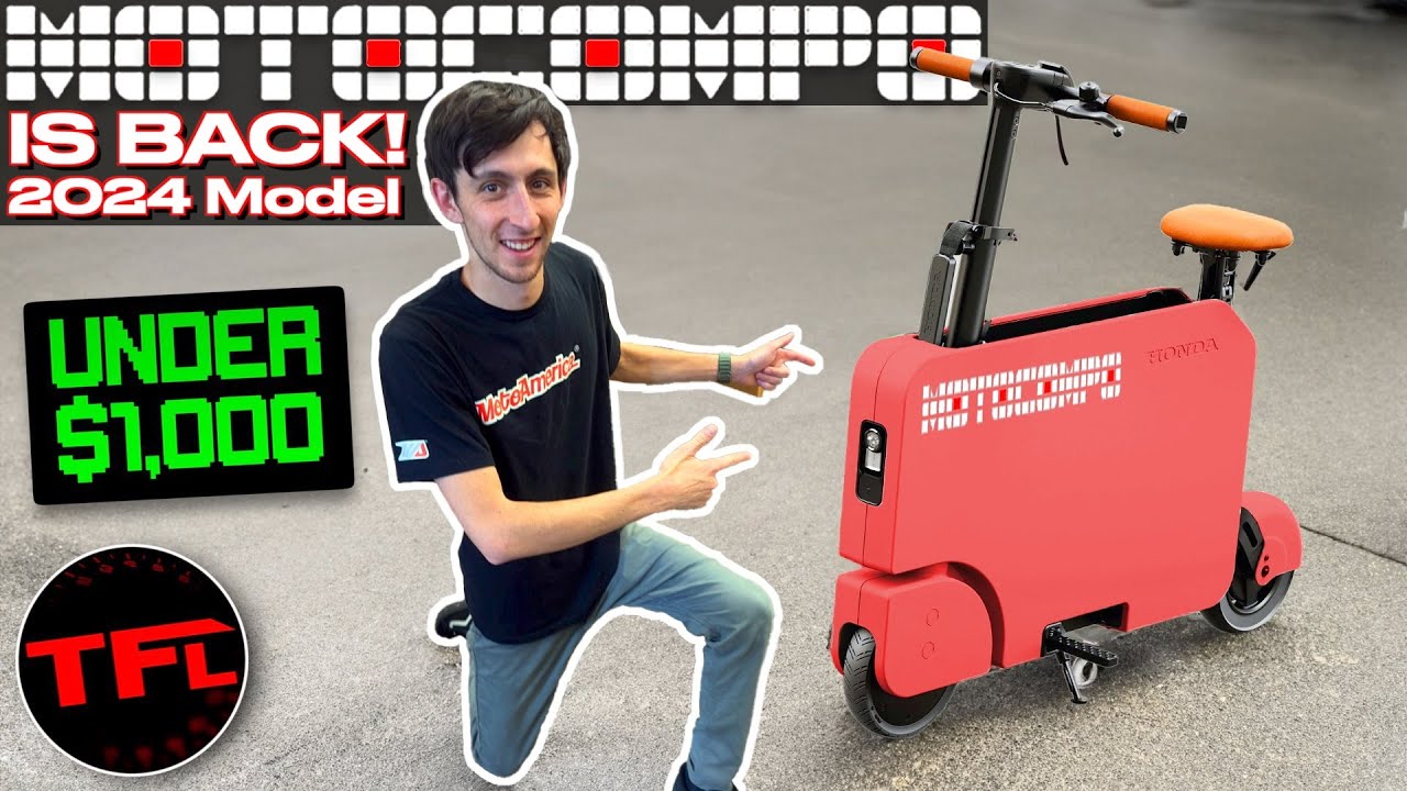 Honda's LEGENDARY MOTOCOMPO Is Back! Check Out The New 2024 Honda Motocompacto!