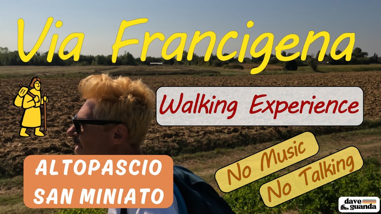 VIA FRANCIGENA | Altopascio ➜ San Miniato | 4K | ASMR Hiking