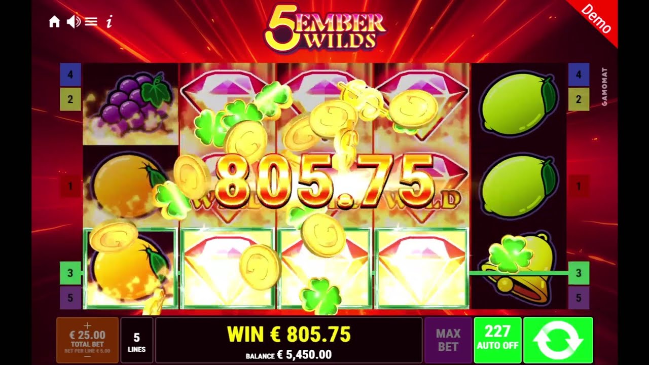 5 Ember Wilds (Gamomat) 💸NEW SLOT! - Winning Stories! 💎