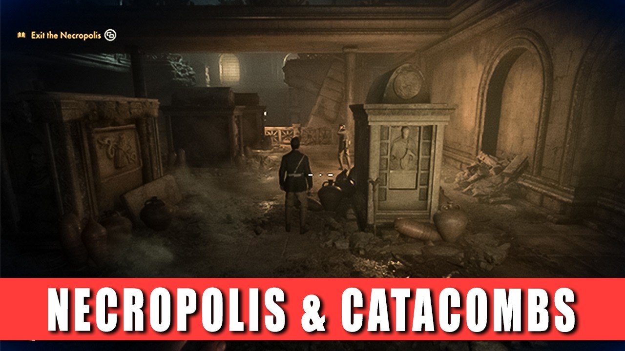 Find a Way Out, Exit the Necropolis and Catacombs Indiana Jones and the Great Circle