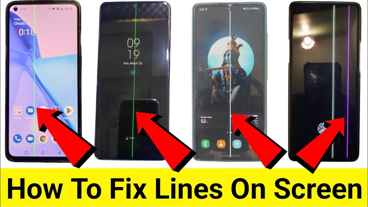 🔥how to remove lines from phone screen | how to remove lines from phone screen realme/display lines