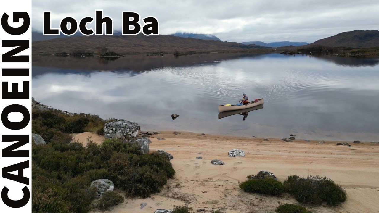 Solo Canoe camp on Loch Ba - Ranch Moore, Scotland.