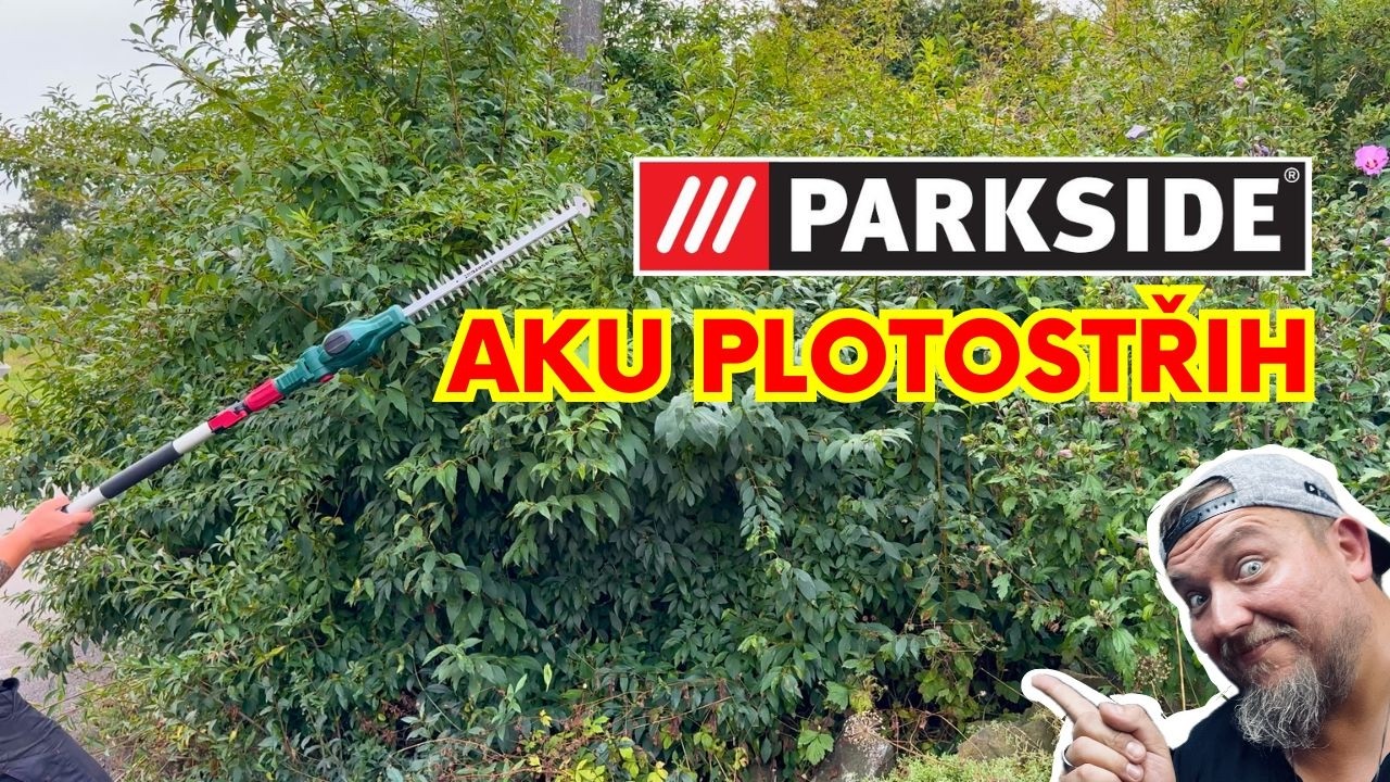 Teleskopické nůžky na živý plot Aku Parkside PTHSA 20-Li D5