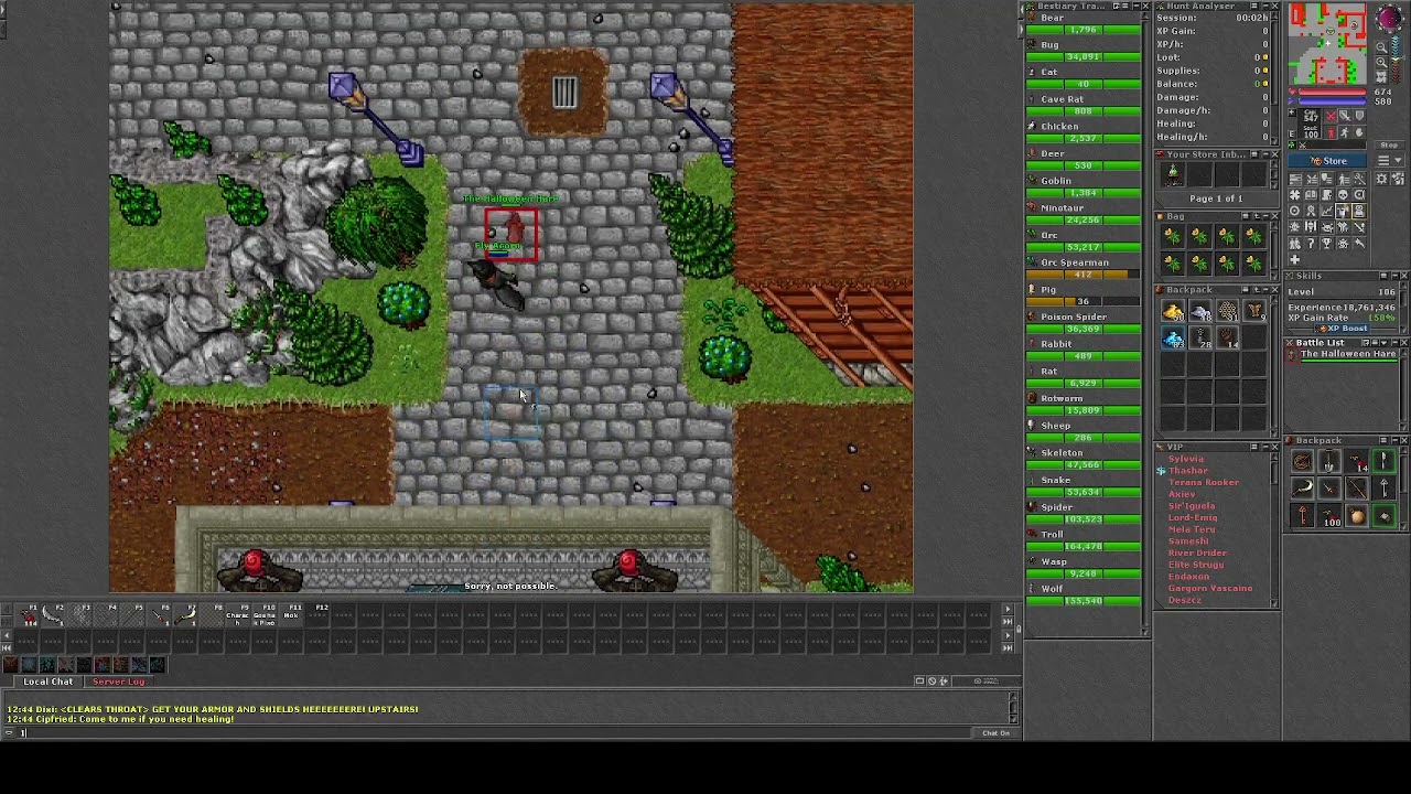 Tibia rookgaard halloween